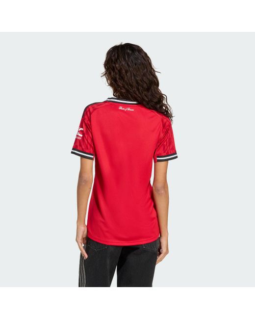 Maglia Manchester United 25/26 Home di Adidas Originals in Red
