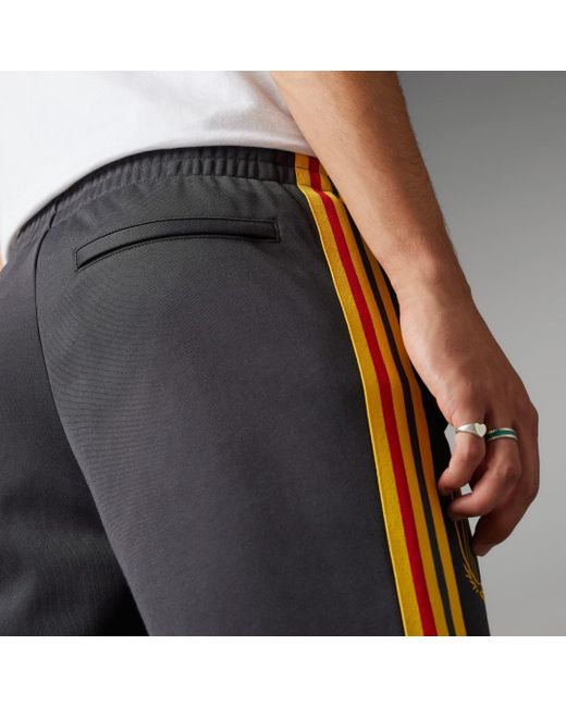 Adidas Gray Belgium Beckenbauer Tracksuit Bottoms
