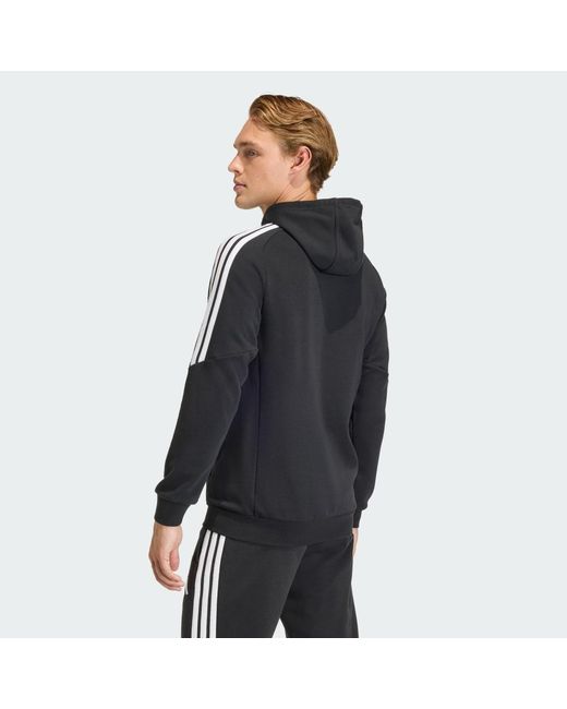 Adidas Black Tiro26 League Sweat Full Zip Hoodie for men