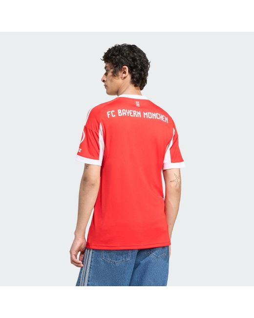 Adidas Red Fc Bayern 25/26 Home Jersey for men