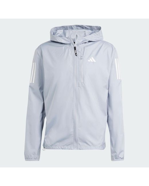 Adidas Blue Own The Run Jacket for men