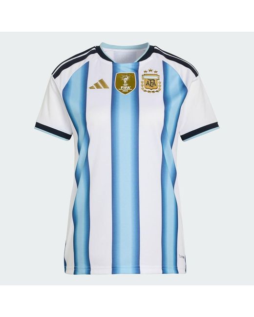 Adidas Originals S Argentina Home Shirt World Cup 2026 Short White/blue 12