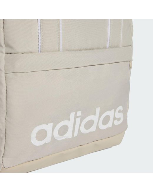 adidas Linear Essentials Backpack in White | Lyst UK adidas Linear Essentials Backpack in White | Lyst UK