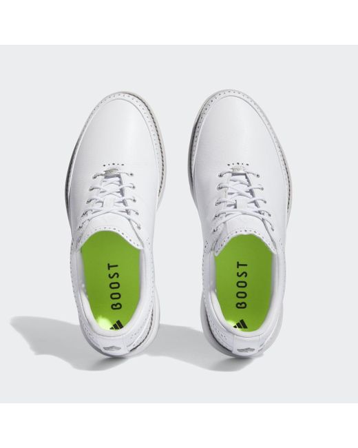 Adidas White Modern Classic 80 Spikeless Golf Shoes