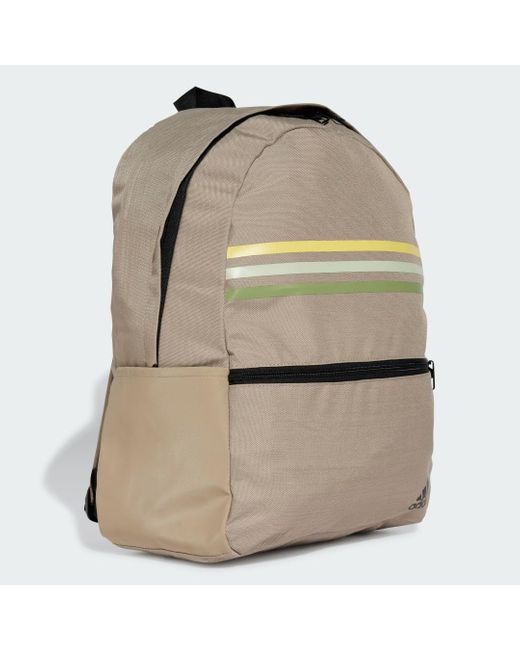 Adidas Natural Classic Horizontal 3-Stripes Backpack