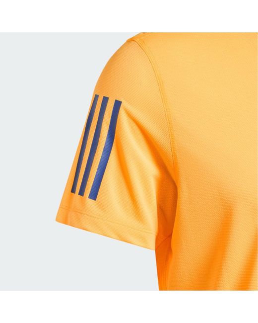 Adidas Yellow Wings For Life World Run Participant T-Shirt for men