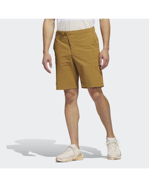 Adidas Natural Adicross Golf Shorts for men