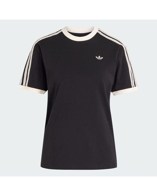 Adidas Originals Black Originals Summer Glow Advanced Three Stripes T-Shirt