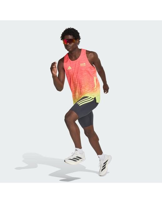 Adidas Blue Bmw Berlin-Marathon 2026 Short Tight for men