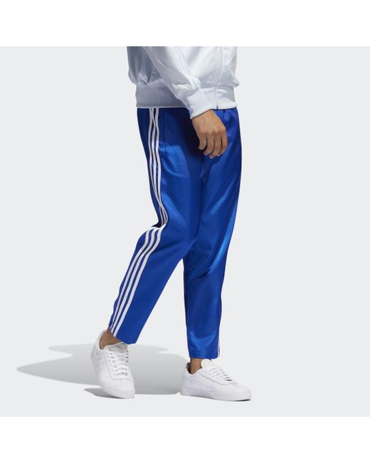 adidas SPRT Satin Firebird Trainingshose in Blau für Herren | Lyst CH