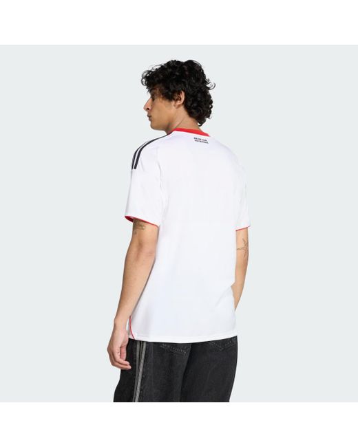 Adidas White Eintracht Frankfurt 25/26 Away Jersey for men