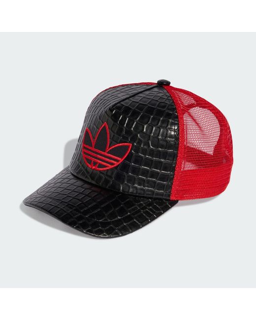 Adidas Originals Red Croco Trucker Kappe