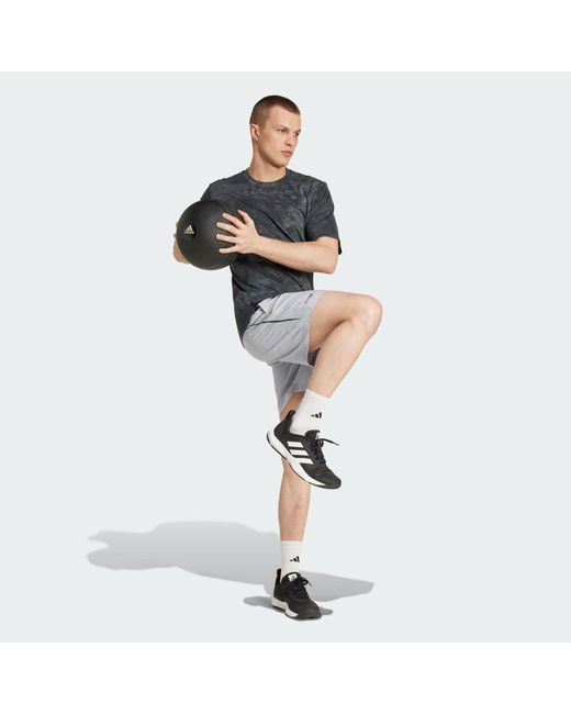 Adidas Gray Tech Apparel Shorts for men