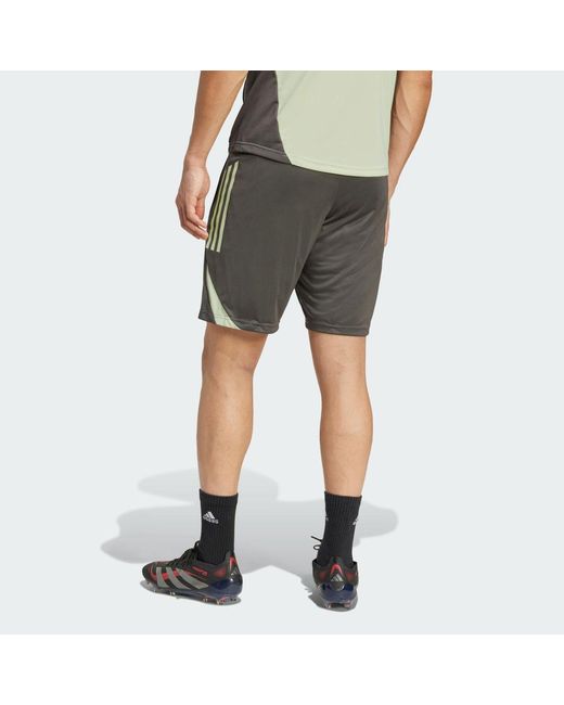 Adidas Gray Real Madrid Tiro 25 Competition Training Shorts for men