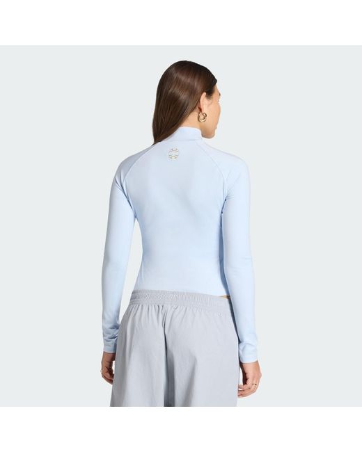 Adidas Blue Teamgeist Long Sleeve Bodysuit