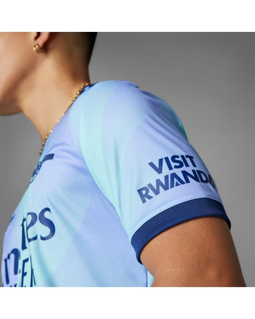 Adidas Blue Arsenal 24/25 Third Jersey for men