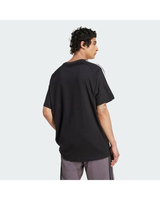 Camiseta Teamgeist De Algodón Adidas de hombre de color Black