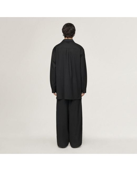 Adidas Black Y-3 Wool Adaptive Overshirt for men