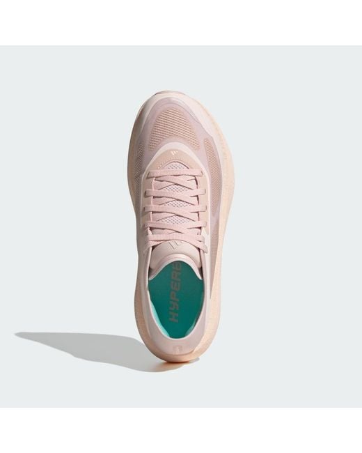 Adidas Pink Hyperboost Run W Shoes