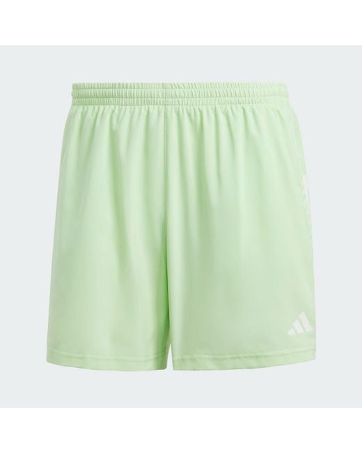 Adidas Green Own The Run Shorts for men