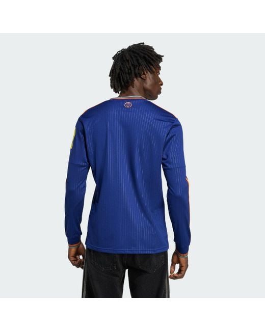 Adidas Blue Newcastle United Fc 25/26 Long Sleeve Third Jersey for men