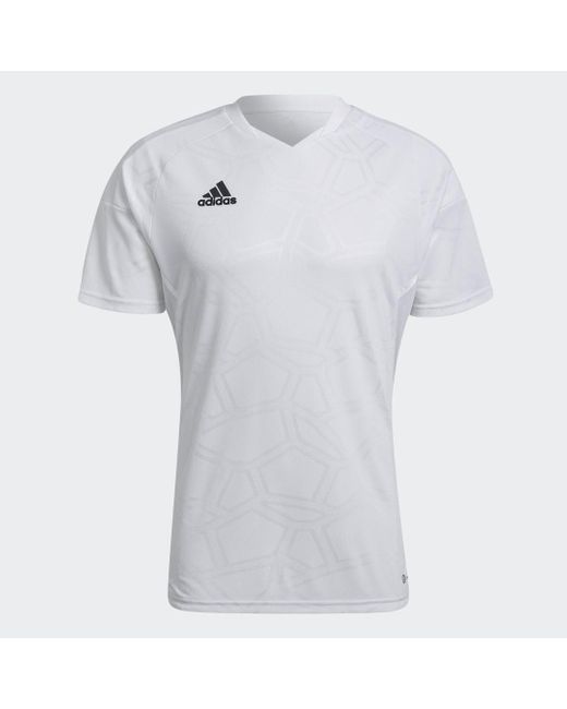 Adidas White Con22 Md Jsy Jersey for men