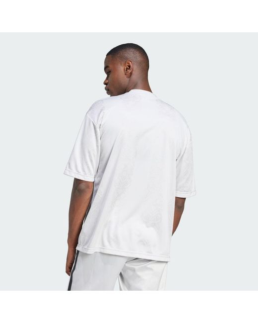 Adidas White Common Goal Tee for men