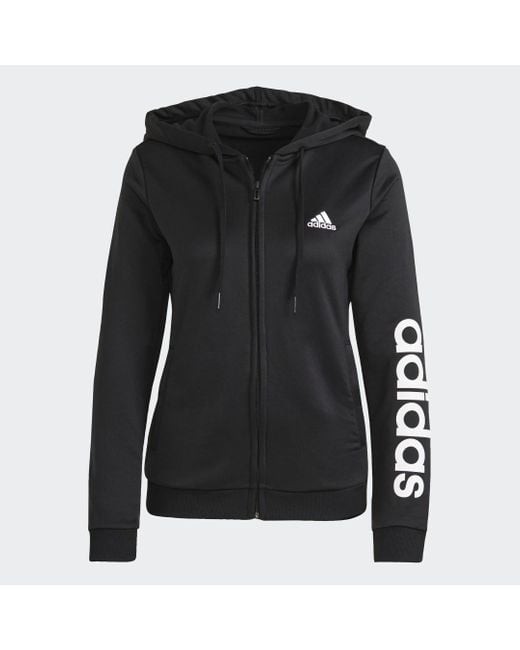 Chándal Essentials Logo French Terry Adidas de color Black