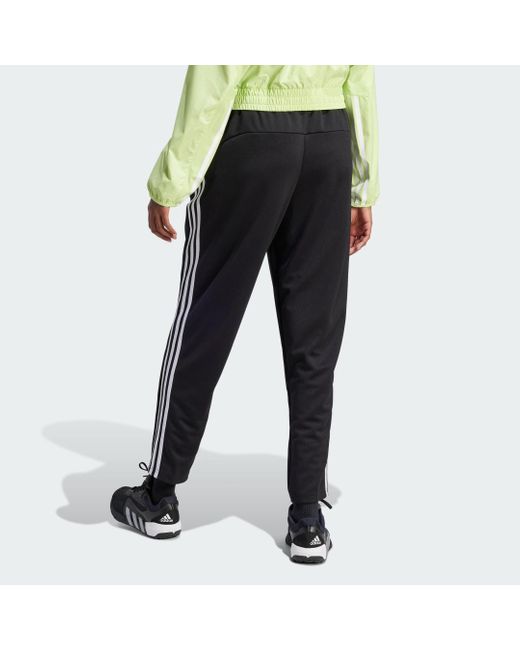 Pantaloni AEROREADY Train Essentials 3-Stripes di Adidas Originals in Black