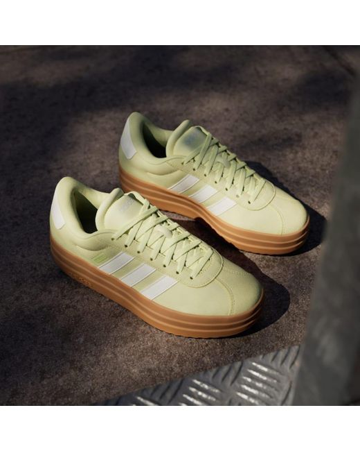 Adidas Yellow Vl Court Bold Schuh
