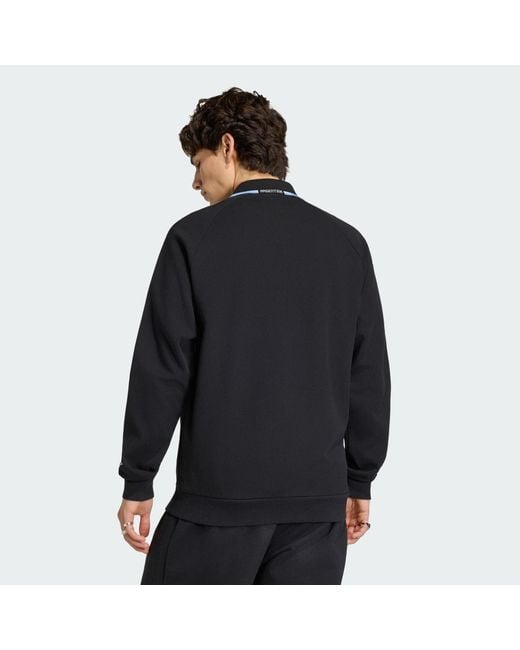 Adidas Blue Argentina National Team 2026 Away Full-Zip Anthem Jacket for men