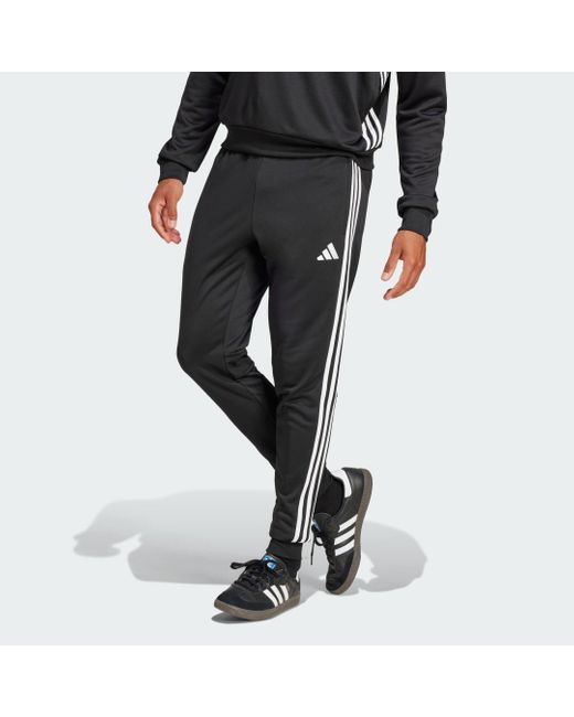 Adidas Black Tiro 25 Essentials Sweat Tracksuit Bottoms for men