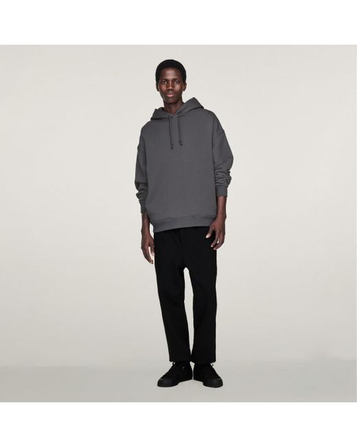 Adidas Gray Y-3 Graphic Hoodie