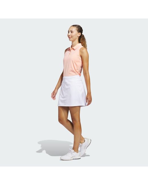 Adidas White Ultimate365 Solid Knit Skirt