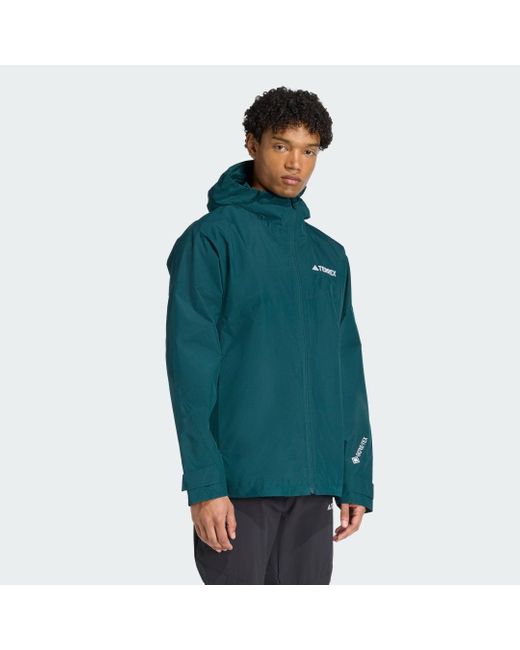 Giacca Terrex Xperior 2L Gore-Tex Performance di Adidas in Green da Uomo
