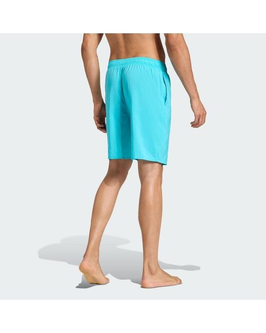 Swim Short 8-Inch di Adidas in Blue da Uomo