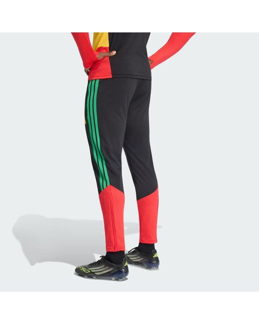 Adidas Red Jamaica 26 X Bob Marley Tiro Training Trousers for men