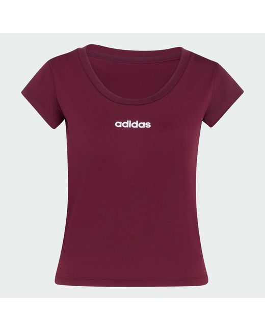 Adidas Red Hyperglam Baby T-Shirt