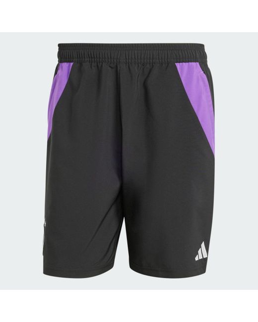 Adidas Black Germany Tiro 24 Competition Downtime Shorts for men