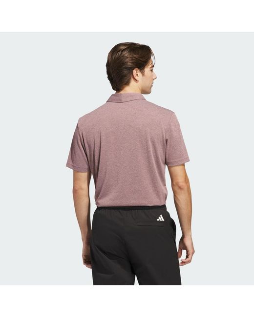 Adidas Originals Red Drive Heather Golf Polo Shirt for men