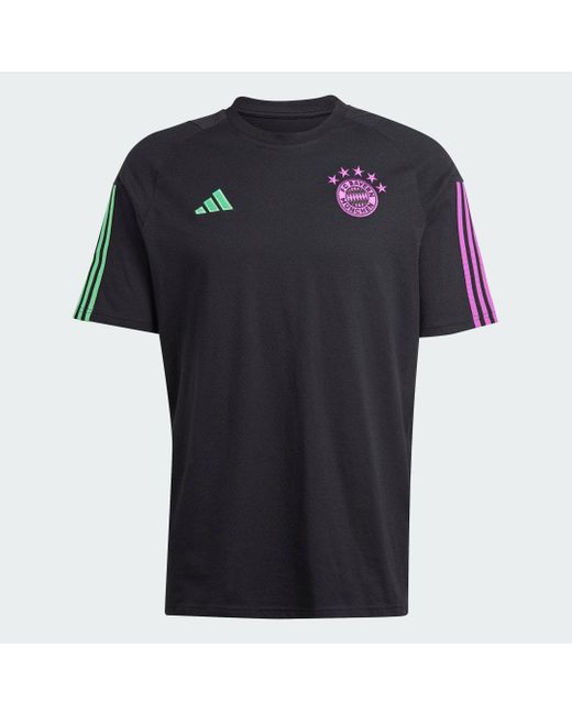 Adidas Black Fc Bayern Tiro 23 Cotton T-shirt for men
