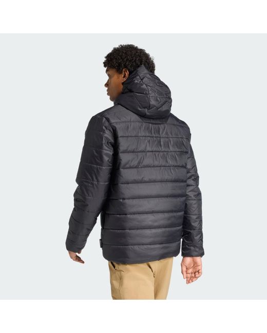 Adidas Gray Terrex Multi Essentials Climawarm Insulated Hooded Jacket for men