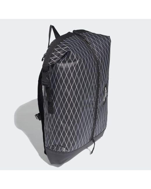 adidas Synthetic Premium Essentials Roll-top Backpack in Black - Lyst