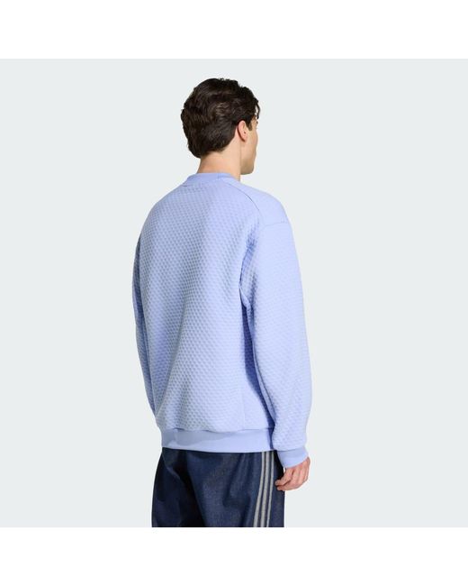 Adidas Blue Paralympicsgb Xploric Crew Neck Sweatshirt for men