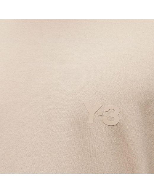 Y-3 Long Sleeve Tee di Adidas in Natural