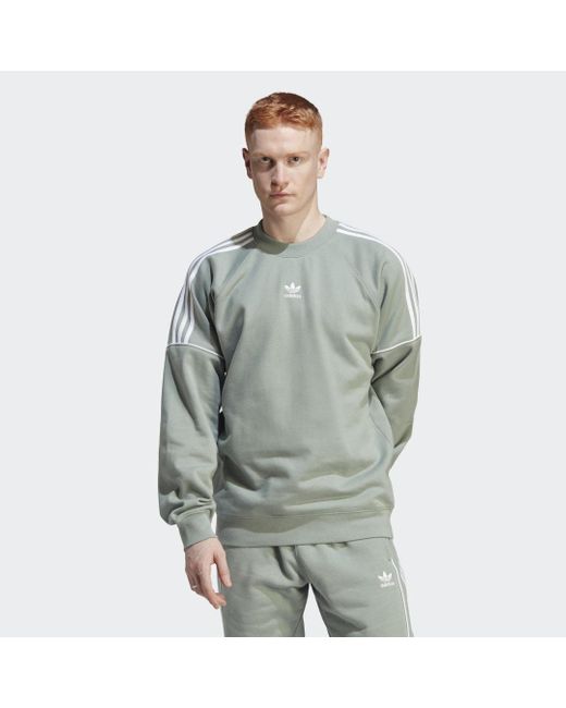 Felpa Rekive Crew di Adidas in Gray da Uomo
