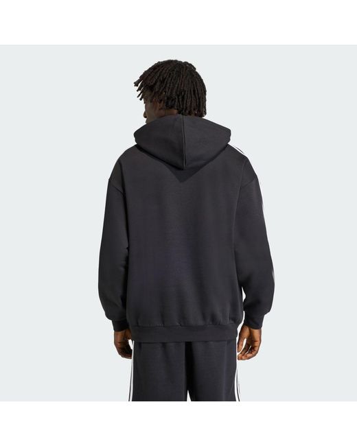 Adidas Black Adicolor Classics 3-Stripes Hoody for men