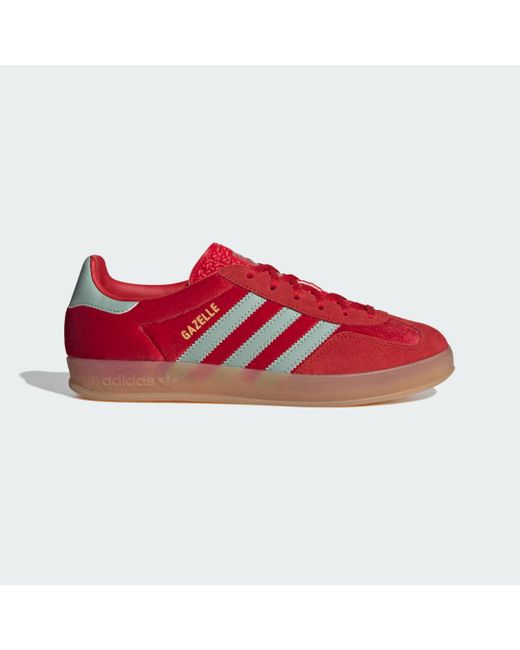 Adidas Red Gazelle Indoor Shoes