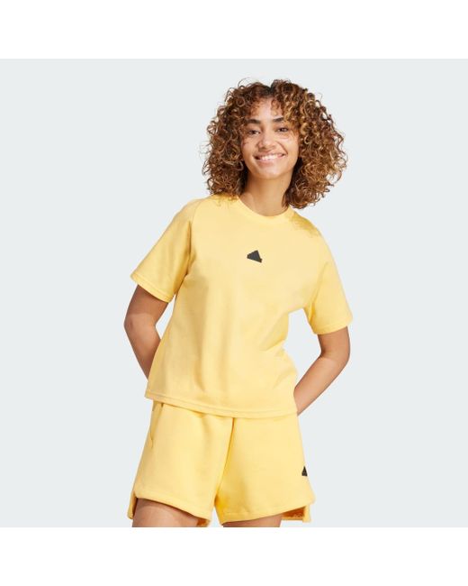 Adidas Yellow Z.N.E. T-Shirt
