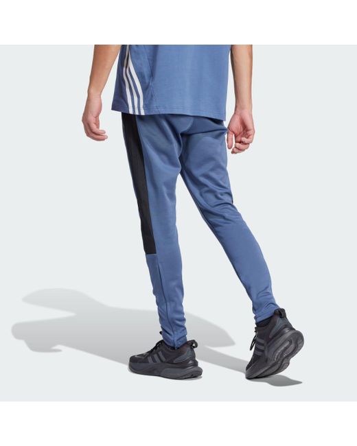 Adidas Blue Tiro Joggers for men